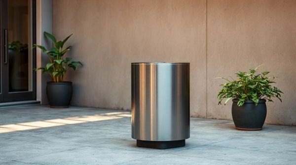Créer un extérieur harmonieux avec un cache-poubelle design et résistant
